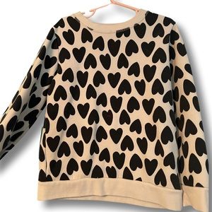 Girls 7/8 Cat & Jack heart sweater